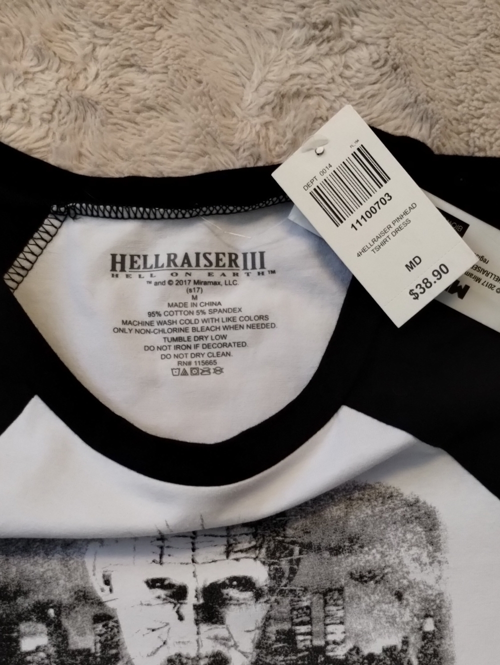 Hellraiser Pinhead T-Shirt Dress - Picture 3 of 5